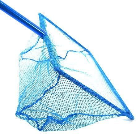 הטוב ביותר של אורח החיים שלך 12 איקס 8 קוי מתכוונן דגים נטו ידית 30~54 ס מ אלומיניום דיג בריכת טנק כחול