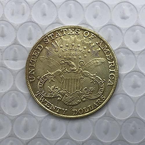 אמריקה 1898 העתק מטבע זיכרון מטבעות מצופה נחושת מצופות נחושת יצרן מטבע זיכרון זר סיטונאי 34 ממ