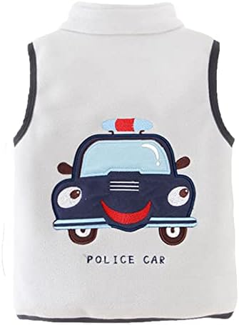 פעוטות תינוקות תינוקות יילודים בנות בנים מצוירים מכונית מצוירת חמה מעילי אפוד ללא שרוולים חורפים עבה