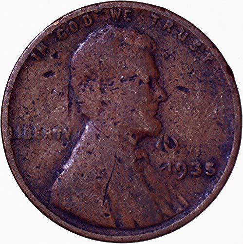 1935 Lincoln Weat Cent 1c Fair