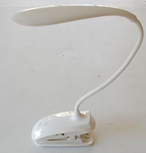IZOOM CLIP על מנורת שולחן LED, צינור צינור גוונו מגע LED רגיש usb נטענת נטענת לעומק נייד משקל קל קריאה