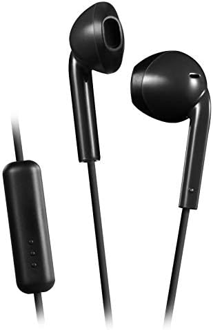 JVC HAF17MB אוזניות אוזניות עם מיקרופון ושלט - שחור