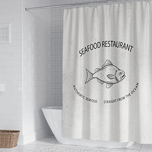 אירופאי פשוט דגי מקלחת וילון ילדים מקלחת וילונות סט עם 12 ווים עמיד למים מקלחת וילון לאמבטיה קריקטורה