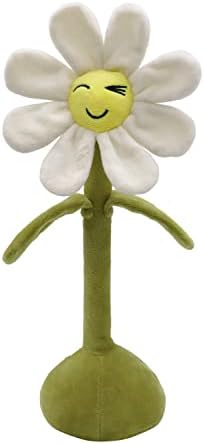 חמניות קטיפה צמח בשרני פרח קטיפה כרית, 13.7-אינץ ממולא בפלאש צעצוע נהדר מתנות קישוט