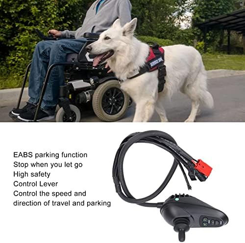 בקר ג 'ויסטיק לכיסא גלגלים חשמלי, בקר ג' ויסטיק מוברש 24 וולט 4 וולט, אביזרי כסאות גלגלים ניידים חשמליים