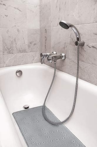 Splash Home Softee Bath מחצלת אמבטיה עם 58 כוסות יניקה למקלחת אמבטיה ואמבטיה, ארוכה במיוחד ולא רחיצה