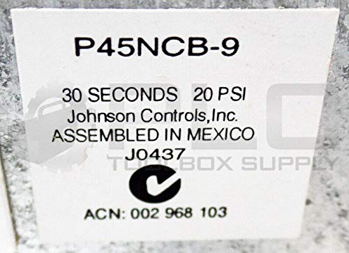 ג'ונסון שולט ב- P45NCA-12C P45 סדרת סיכה שמן בקרת גזרת לחץ שמן עם עיכוב זמן, עיכוב זמן של 120 שניות,