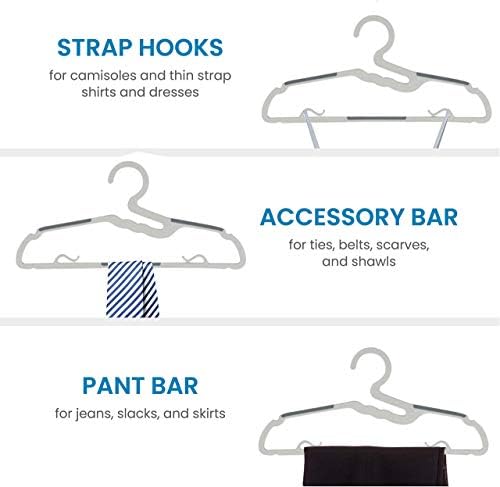 קולבי מעיל קש חיטה 15 חבילה קולבי בגדים רטובים יבשים ללא החלקה של קולב U-Slide, קולב מכנסיים, חוסך שטח