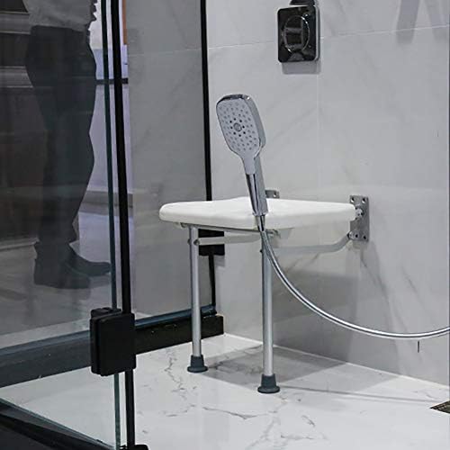 מושב מקלחת מתקפל ללא החלקה, שרפרף מקלחת לקשישים משתנים לוחות מושבים מסדרון כניסה-A