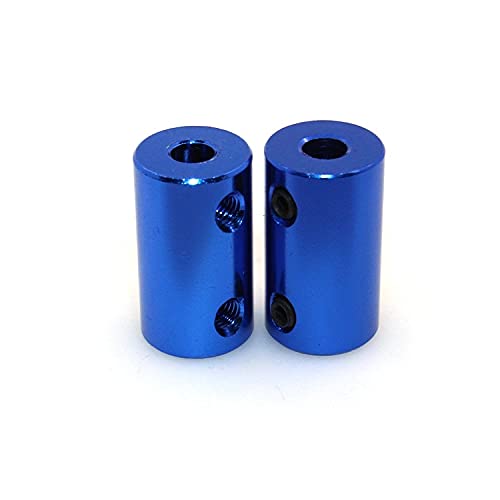 3 חלקי מדפסת אלומיניום סגסוגת צימוד נשא 5 ממ 8 ממ כחול גמיש פיר מצמד בורג חלק עבור מנוע צעד אבזרים -