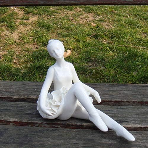 פסלוני פסלון לרנקי, בובה מיניאטורית של קרמיקה בלרינה, בובה מיניאטורית אלגנטית, רקדני בלט חרסינה אלגנטית,