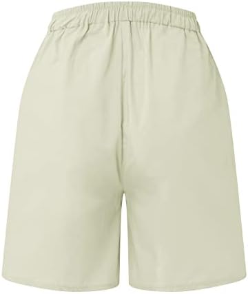 HDZWW בתוספת גודל נושם עם כיסים קצרים מכנסיים נשות פיל פיל מכנסי מותניים מרגישים מכנסיים ספורט טרקלין