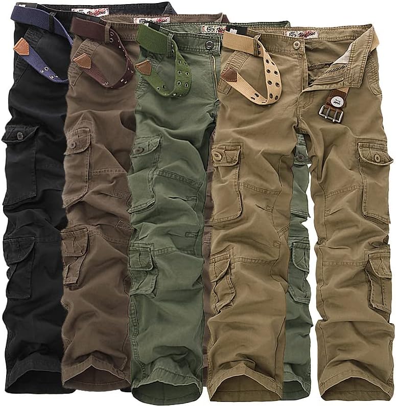 מכנסי מטען Ozmmyan לגברים סוודים מזדמנים חיצוניים עם מכנסיים ארוכים מכנסיים ארוכים מכנסיים ארוכים מכנסיים