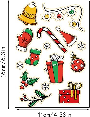 הקרוב חג המולד מדבקת סנטה פעמון מתנה קטן מדבקה חמוד מדבקות מתנת אריזת מדבקות מדבקות עבור בית ספר מורה