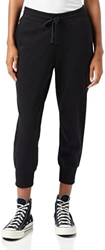 Essenties Women French Frence Fleece Capri Jogger Tapepant