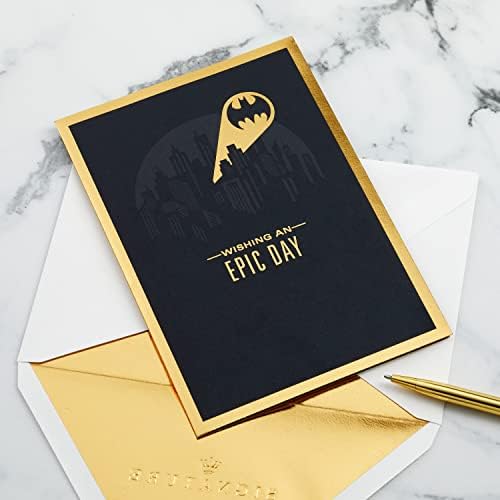 סימן היכר חתימת נייר וונדר באטמן צצים יום הולדת כרטיס, אבות יום כרטיס
