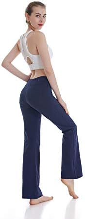 מכנסי יוגה בעלי מותניים גבוהות של נשים, מכנסי יוגה עם מותניים גבוהים, רגילים/גבוהים/קטנטנים מתרחבים