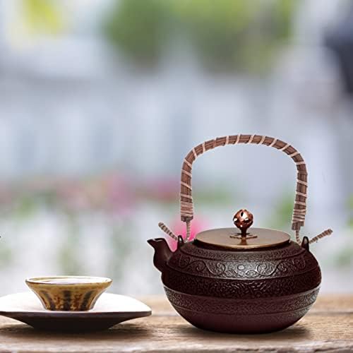 כד מים נירוסטה פטקאו 4 יחידות קומקום Rattan ידית החלפת ידית להחלפה לתה סיני תה כפרי