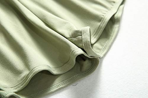 מכנסיים קצרים בקיץ לנשים טרקלין נוח מזדמן בצבע טהור מכנסי חוף קצרים רחבים מותניים גבוהים מכנסיים קצרים