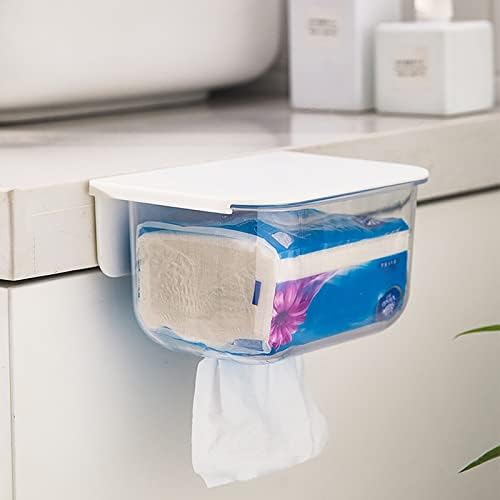 אחסון ברור עם מכסים קיר יצירתי מחזיק קופסת רקמות רכוב על קופסת רקמות אמבטיה קופסת רקמות עם רקמות עם