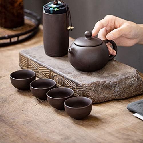 SJYDQ CERAMIC TAEPOT KETTLE GAIWAN כוס תה קרמיקה סינית לסיר תה סיני תה נייד סט משקה