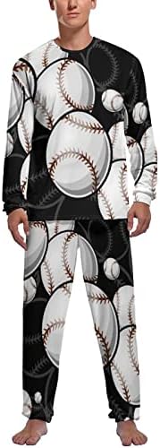 בייסבול סופטבול כדור גרפיקה גברים של פיג 'מה סט ארוך שרוול סוודר הלבשת רך כורסת סט פיג' מות עבור בית