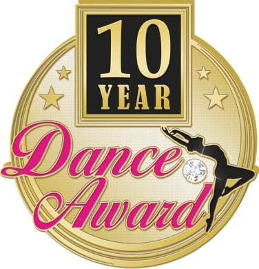 1.18 X1.25 סיכות פרס ריקוד, סיכות ריקוד נהדרות ל -10 שנים סיכות ריקוד לרקדנים Gold Prime