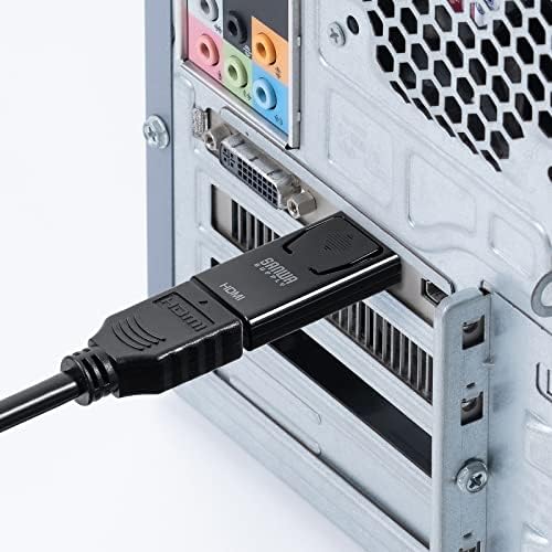 אספקת Sanwa AD-DPPHD02 DisplayPort למתאם HDMI