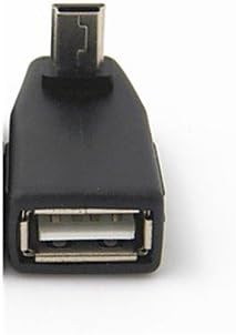 AUDIO CAR USB נקבה למיני USB B מתאם המרה זכר מתאם כבל כבל OTG למטה