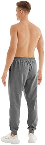 מכנסי טרנינג כותנה לגברים עם כיסים מכנסי טרנינג