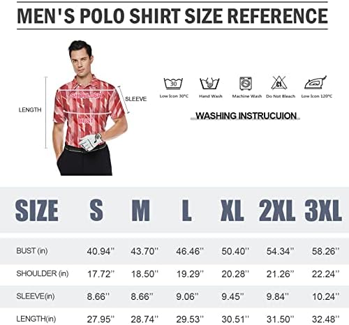 חולצות גולף לגברים שרוול קצר יבש חולצות פולו חולצות הדפסת אופנה להדפסה לחות לחולצות טריקו חיצוניות חיצוניות