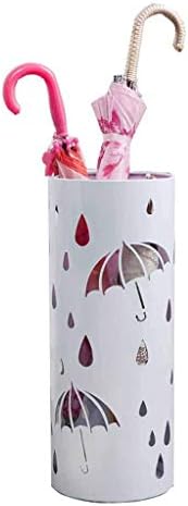 מחזיק מטריה עגול Zlmmy, מעמד מטריית מתכת, מתלה מטריות לבית ומשרד עמדת חינם לקנים ומקלות הליכה