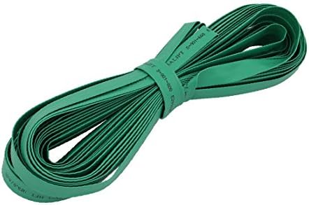 אורך X-Deree 49.2ft 8 ממ דיה פנימי פוליולפין מבודד חום מבודד צינור צינור חוט ירוק (49.2 פשטידות דה לונטיטוד,