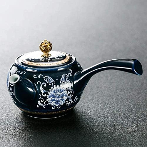 קומקום קומקום של קומקום עם מסננת כחול -לבן חרסינה קומקום קרמיקה סט קרמיקה סט קומקום תה תה סיר תה בית