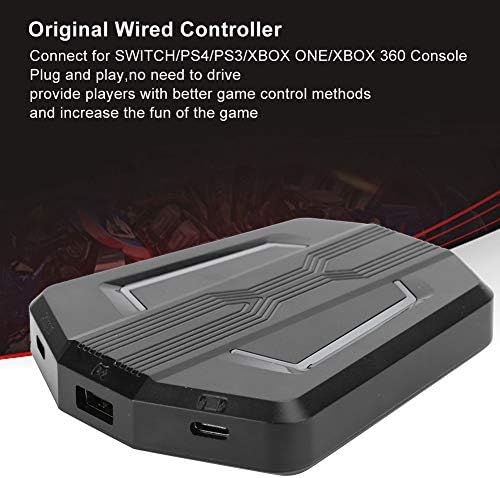 ממיר מקלדת ועכבר, ממיר עכברים אין צורך לנהוג עם ממשק שמע 3.5 ממ לבית עבור מתג/Xbox One/PS4/PS3