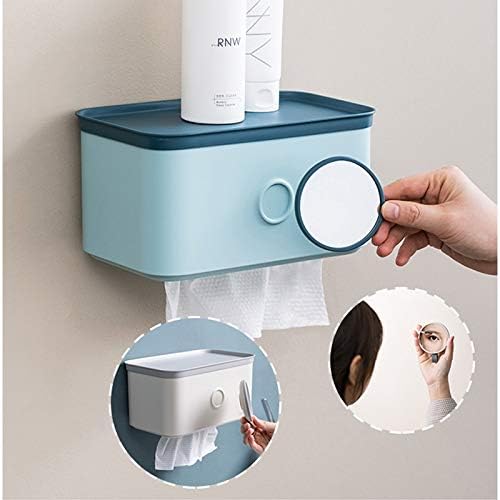 Doubao נורדי קופסת רקמות ABS עם מחזיק נייר קיר רכוב מתלה לאחסן בית מארגן מטבח אביזרי קישוט אמבטיה