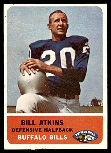 1962 Fleer 18 ביל אטקינס בופלו שטרות VG/Ex Bills Auburn